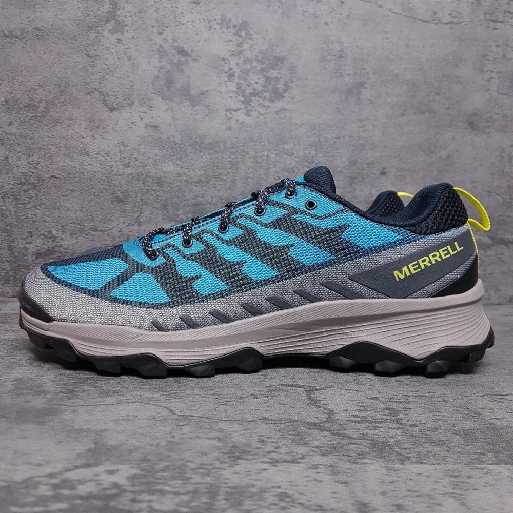 MERRELL Speed Eco Hiking Trail Shoes Mens Size‎ 14 Blue Tahoe Paloma